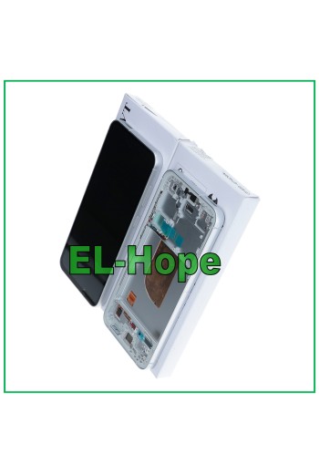 ORIGINAL-RAHMEN-DISPLAY SAMSUNG GALAXY S23 FE 5G 2023 SM-S711 TOUCH CREMEWEISS