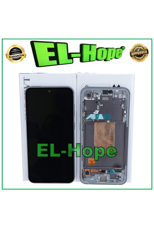 ORIGINALRAHMEN LCD-DISPLAY SAMSUNG GALAXY S23 FE 5G 2023 SM-S711 TOUCH SCHWARZ