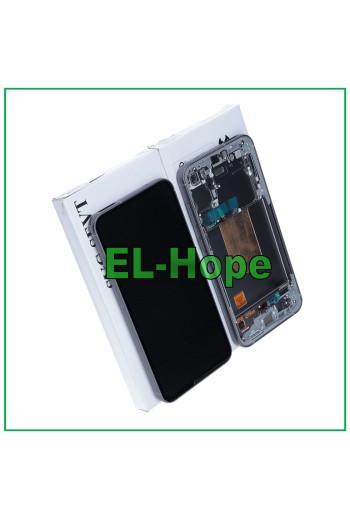 ORIGINALRAHMEN LCD-DISPLAY SAMSUNG GALAXY S23 FE 5G 2023 SM-S711 TOUCH SCHWARZ