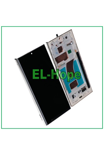 TFT-Touch-Rahmen-LCD-Display für Samsung Galaxy S23 Ultra SM-S918 Cremebeige