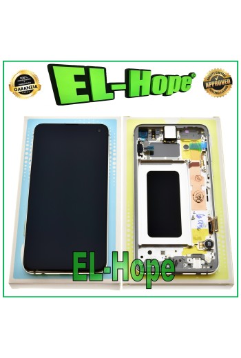 TOUCH-DISPLAY + ORIGINAL LCD-SERVICE SAMSUNG GALAXY S10E SM-G970F PRISM WHITE