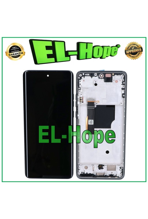 TOUCH OLED LCD DISPLAY FÜR MOTOROLA MOTO EDGE 40 NEO XT2307 TOUCH RAHMEN SCHWARZ