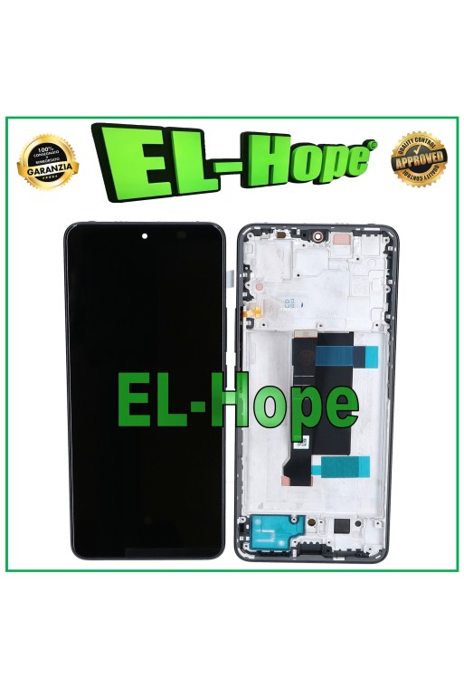 OLED-TOUCH-LCD-DISPLAY FÜR XIAOMI REDMI NOTE 13 PRO 5G 2312CRAD3C SCHWARZER RAHMEN