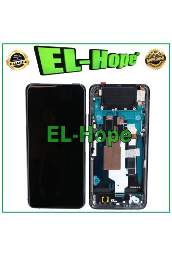 OLED-LCD-RAHMENDISPLAY FÜR ASUS ZENFONE 7 ZS670KS / PRO ZS671KS TOUCH SCHWARZES GLAS