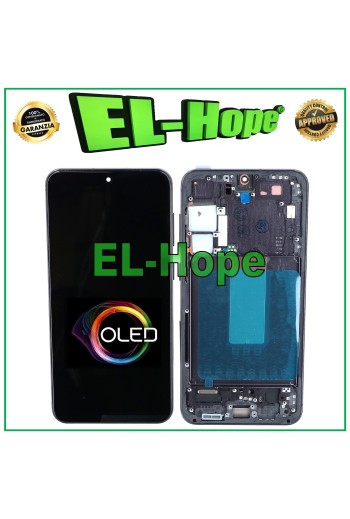 OLED-Touchscreen-LCD-Display für Samsung Galaxy S23+ Plus SM-S916, schwarzer Rahmen