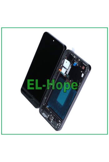 OLED-Touchscreen-LCD-Display für Samsung Galaxy S23+ Plus SM-S916, schwarzer Rahmen