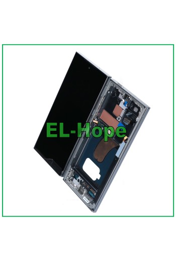 OLED-TOUCH-LCD-DISPLAY + RAHMEN FÜR SAMSUNG GALAXY S23 ULTRA SM-S918 GRÜN