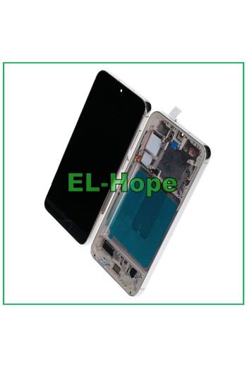 OLED TOUCH LCD DISPLAY FÜR SAMSUNG GALAXY S23+ PLUS SM-S916 RAHMEN SILBER WEISS