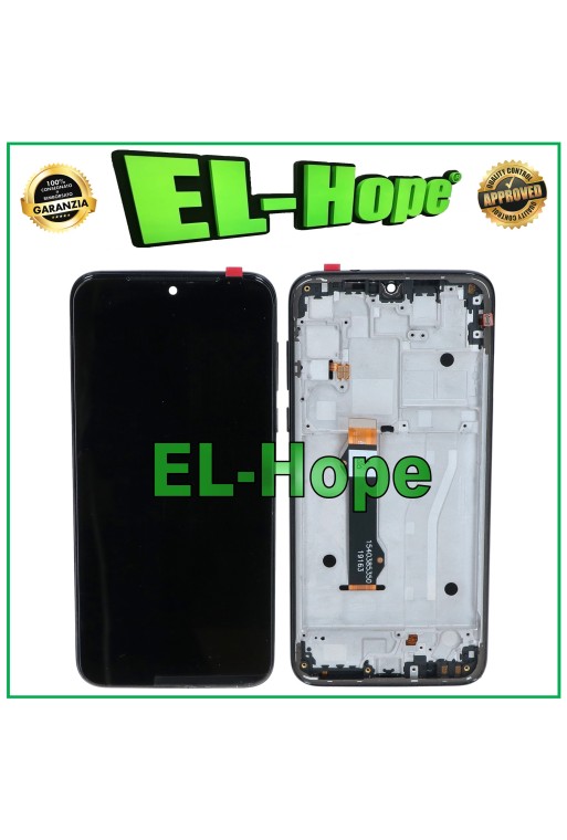 LCD-DISPLAY + RAHMEN FÜR MOTOROLA MOTO G8 PLUS XT2019 TOUCHSCREEN GLASBILDSCHIRM