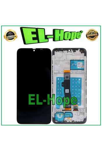 LCD-DISPLAYRAHMEN FÜR MOTOROLA MOTO E7 XT2095 XT-2095 TOUCHSCREEN SCHWARZES GLAS