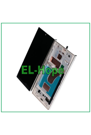 TFT LCD TOUCHSCREEN RAHMENDISPLAY FÜR SAMSUNG GALAXY S23 ULTRA SM-S918 HIMMELBLAU
