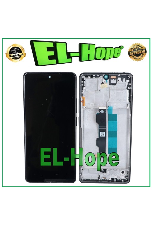 TOUCH TFT LCD DISPLAY FÜR XIAOMI POCO M6 PRO 4G 2312FPCA6G 2024 SCHWARZER RAHMEN