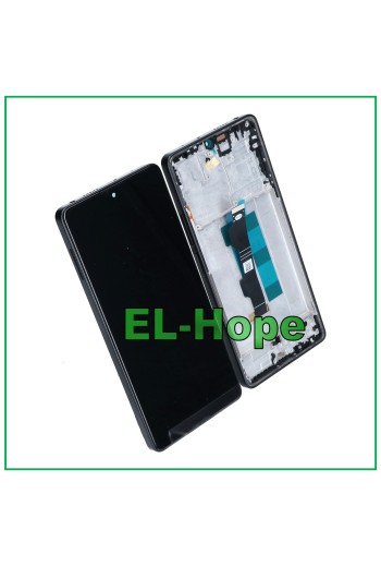 TOUCH TFT LCD DISPLAY FÜR XIAOMI POCO M6 PRO 4G 2312FPCA6G 2024 SCHWARZER RAHMEN