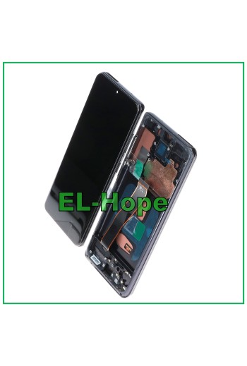 TFT LCD DISPLAY + RAHMEN FÜR SAMSUNG GALAXY S20 SM-G980 G981 TOUCH SCHWARZES GLAS