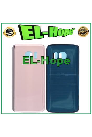 AKKU-HÜLLE FÜR SAMSUNG GALAXY S7 SM-G930 GLAS-RÜCKSEITE ROSA