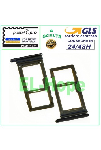 SIM-Kartenfach + Micro-SD-Steckplatz für Samsung Galaxy S9+ Plus SM G965 F, Schwarz