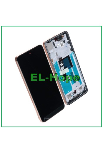 ORIGINAL SERVICE LCD DISPLAY MOTOROLA MOTO EDGE 50 NEO XT2409 TOUCH RAHMEN GOLD