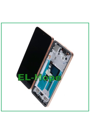 ORIGINAL SERVICE LCD DISPLAY MOTOROLA MOTO EDGE 50 NEO XT2409 TOUCH RAHMEN GOLD