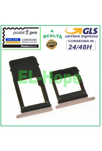 SIM-FACH + SD-KARTE FÜR SAMSUNG GALAXY A5 2017 SM A520 F ROSA GOLD