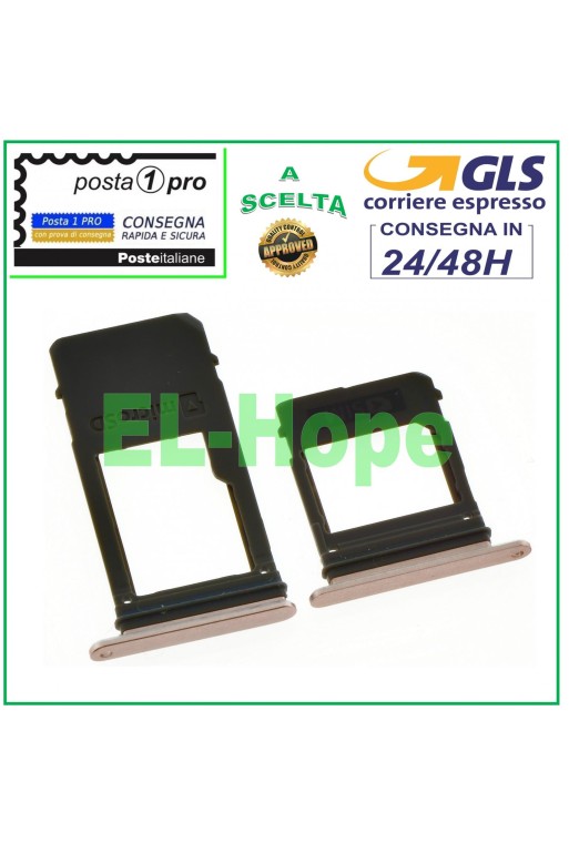 SIM-FACH + SD-KARTE FÜR SAMSUNG GALAXY A5 2017 SM A520 F ROSA GOLD