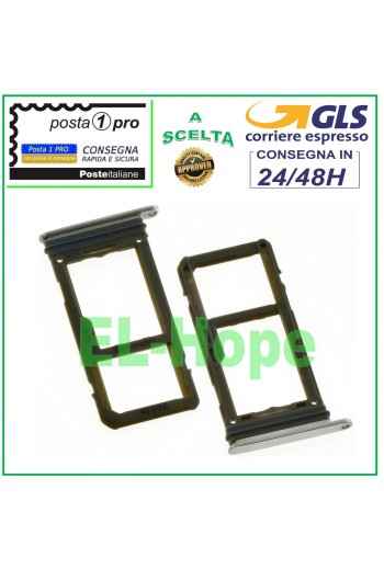 SLOT CART FACH KARTE + MICRO SIM SD KARTE SAMSUNG GALAXY S8 SM G950 F SILBER