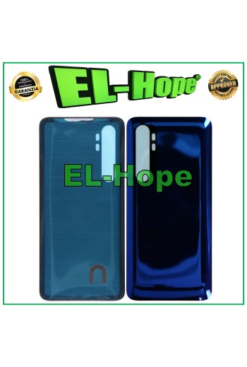 BATTERIEABDECKUNG FÜR XIAOMI MI NOTE 10 LITE M2002F4LG RÜCKSEITE GLAS BLAU