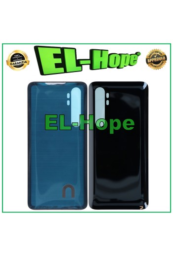 BATTERIEABDECKUNG FÜR XIAOMI MI NOTE 10 LITE M2002F4LG RÜCKSEITE GLAS SCHWARZ