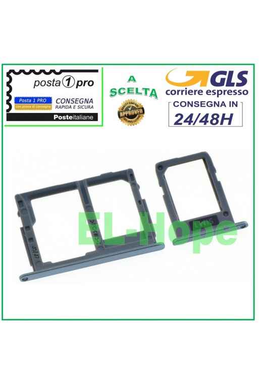 TROLLEY-SCHLITZFACH NANO SIM + MICRO SD SAMSUNG GALAXY J3 2017 SM J330 F SILBER