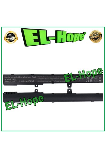 AKKU FÜR PC NOTEBOOK ASUS P551C P551CA R411C R411CA X451C X451CA8 2600 mAh