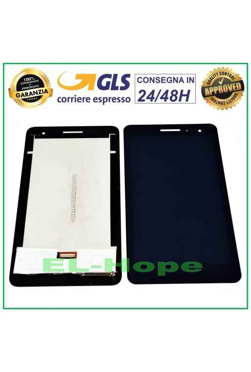LCD-DISPLAY FÜR HUAWEI MediaPad T1 T1-701U TOUCHSCREEN GLASBILDSCHIRM SCHWARZ
