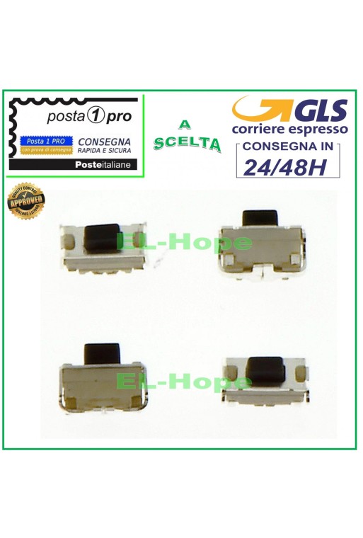 MIKROSCHALTER TASTE EIN/AUS LAUTSTÄRKE MEDIACOM M-MP7S2B3G 7S2B3G 2X4X3,5mm