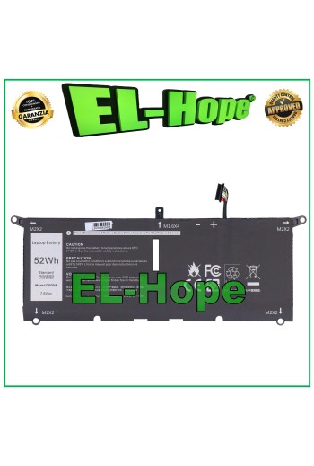 DELL HK6N5 6300 mAh 7,6 V 52 Wh SCHWARZER NOTEBOOK-PC-AKKU GLEICH DEM ORIGINAL