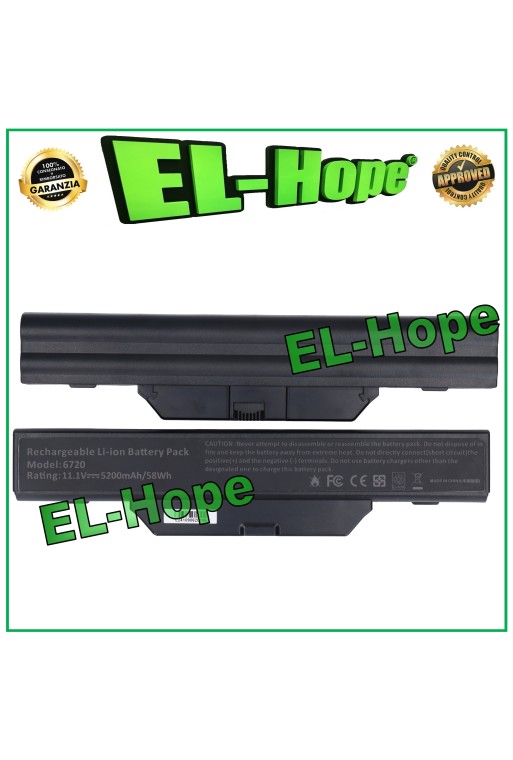 HP 6720 456864001 5200 mAh 11,1 V SCHWARZER NOTEBOOK-AKKU GLEICH DEM ORIGINAL