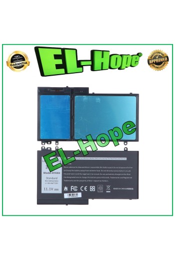AKKU FÜR PC NOTEBOOK DELL LATITUDE 12 E5250 5200 mAh SCHWARZ GLEICH ORIGINAL