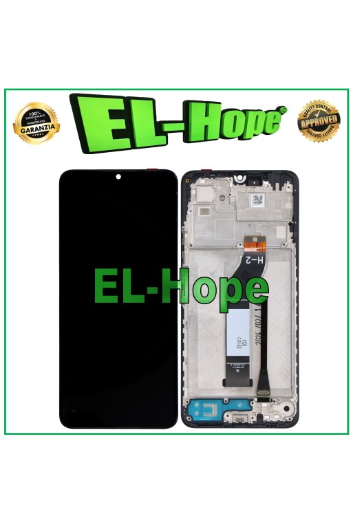 LCD-DISPLAYRAHMEN FÜR XIAOMI REDMI 13C 23108RN04Y 23106RN0DA TOUCHGLAS rev H-2