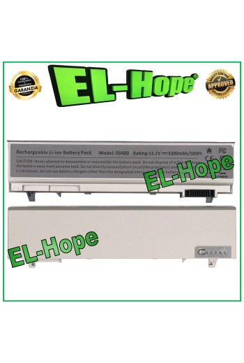 AKKU FÜR DELL A6400 NOTEBOOK PT436 PT437 RG049 5200mAh SILBER GLEICH ORIGINAL