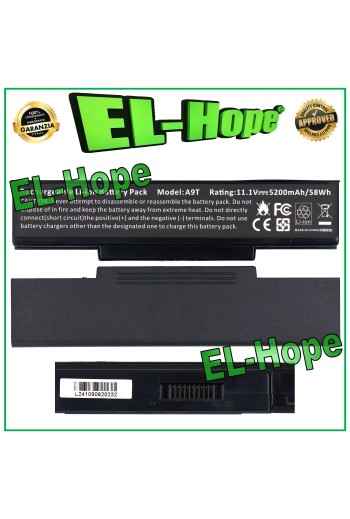 ASUS A9T 90NIA1B1000 5200mAh 11.1V 58Wh NOTEBOOK PC AKKU PARI ORIGINAL