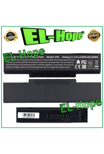 AKKU FÜR NOTEBOOK ASUS A9T 916C5220F SQU 5200mAh 11.1V 58Wh GLEICH ORIGINAL