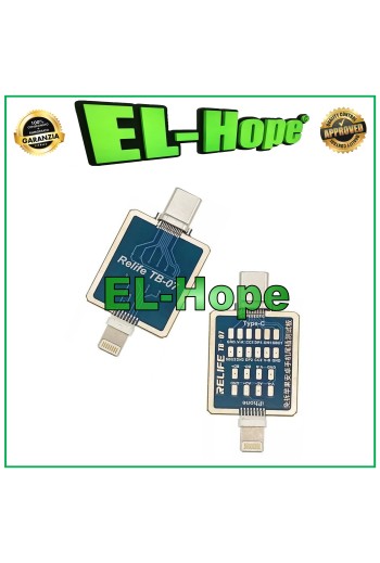 RELIFE TB-07 IPHONE LIGHTNING TYP C LADUNGSTESTER DOCK LADEERKENNUNG