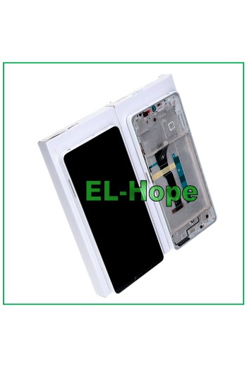TOUCH-RAHMEN-DISPLAY ORIGINALSERVICE XIAOMI REDMI NOTE 13 5G 2312DRAABC WEISS