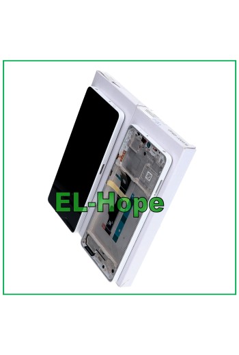 TOUCH-RAHMEN-DISPLAY ORIGINALSERVICE XIAOMI REDMI NOTE 13 5G 2312DRAABC WEISS