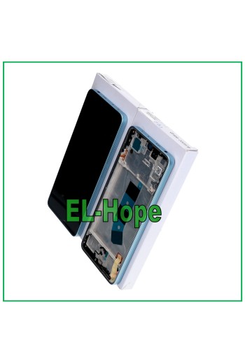 TOUCH-RAHMEN-DISPLAY ORIGINALSERVICE XIAOMI REDMI NOTE 13 4G 23129RAA4G BLAU