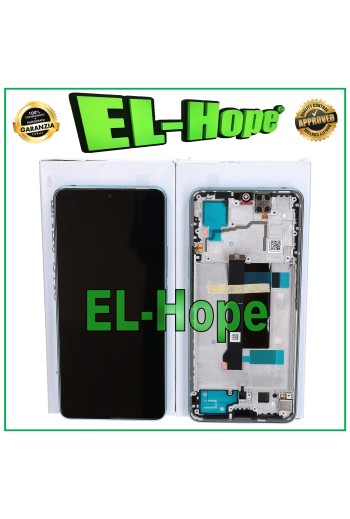 TOUCH-RAHMEN-DISPLAY ORIGINALSERVICE XIAOMI REDMI NOTE 13 PRO 5G 2312CRAD3C BLAU