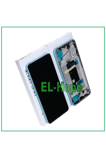 TOUCH-RAHMEN-DISPLAY ORIGINALSERVICE XIAOMI REDMI NOTE 13 PRO 5G 2312CRAD3C BLAU