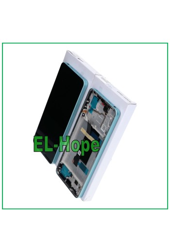 TOUCH-RAHMEN-DISPLAY ORIGINALSERVICE XIAOMI REDMI NOTE 13 PRO 5G 2312CRAD3C BLAU