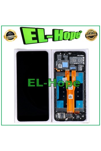 ORIGINAL LCD DISPLAY SERVICE SAMSUNG GALAXY A06 SM-A065 TOUCHSCREEN RAHMEN SCHWARZ