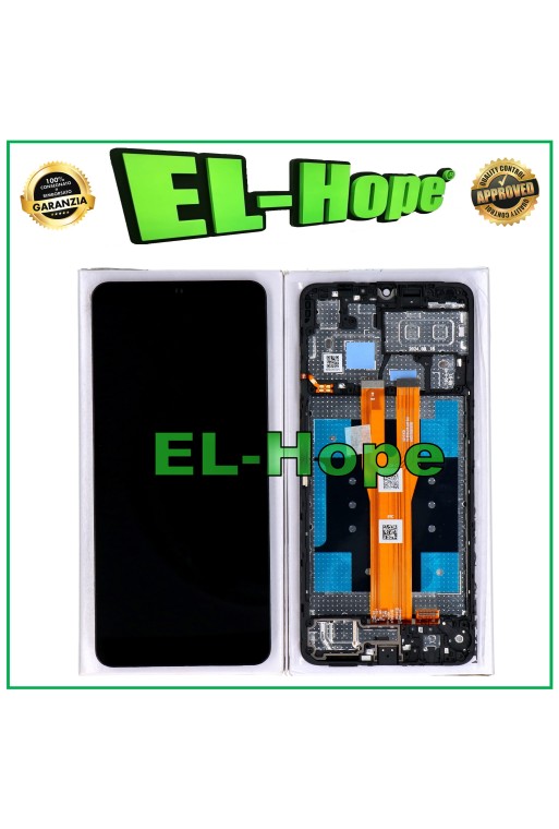ORIGINAL LCD DISPLAY SERVICE SAMSUNG GALAXY A06 SM-A065 TOUCHSCREEN RAHMEN SCHWARZ