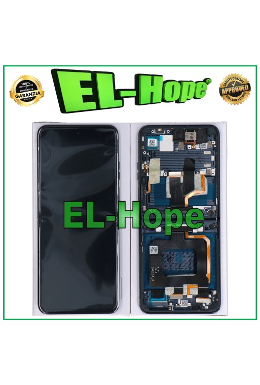 ORIGINAL TOUCH LCD DISPLAY SERVICE MOTOROLA RAZR 50 ULTRA XT2451 SCHWARZER RAHMEN