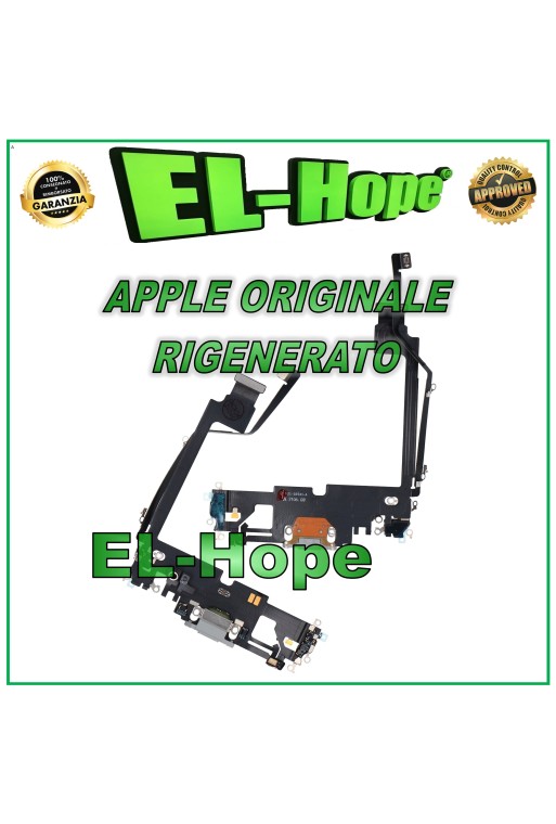 ORIGINAL APPLE IPHONE 12 PRO MAX WEISS ÜBERHOLTER LADEANSCHLUSS FLACH
