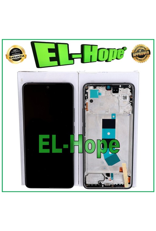TOUCH-DISPLAY + ORIGINALRAHMEN SERVICE XIAOMI REDMI NOTE 13 4G 23124RA7EO SCHWARZ